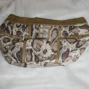 Miche snake print textured shell